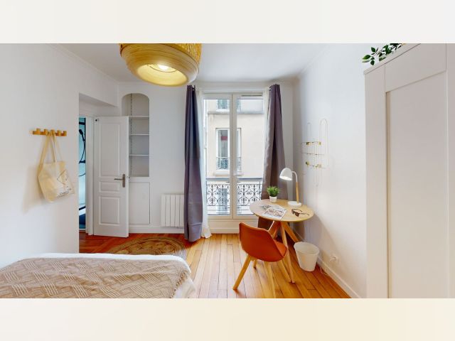 Quarto Mobiliado Alugueres de longa duração em Paris